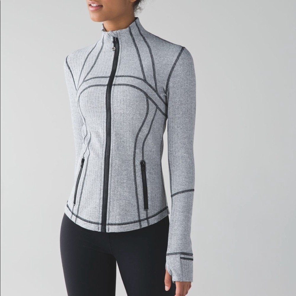 lululemon ghost herringbone Define jacket sz8